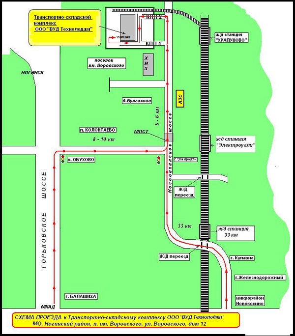 ПУФ УНИПАК — Контакты